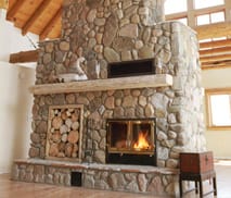 Great Room See-Through Wood Fireplace Great Room See-Through Wood Fireplace
