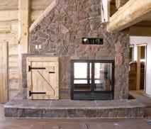 Lodge Series See-Through Wood Fireplace Lodge Series See-Through Wood Fireplace