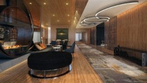 Acucraft-Custom-Gas-Double-Ring-Circular-Fireplace-Palomar-Hotel-Beverly-Hills-Inspiration