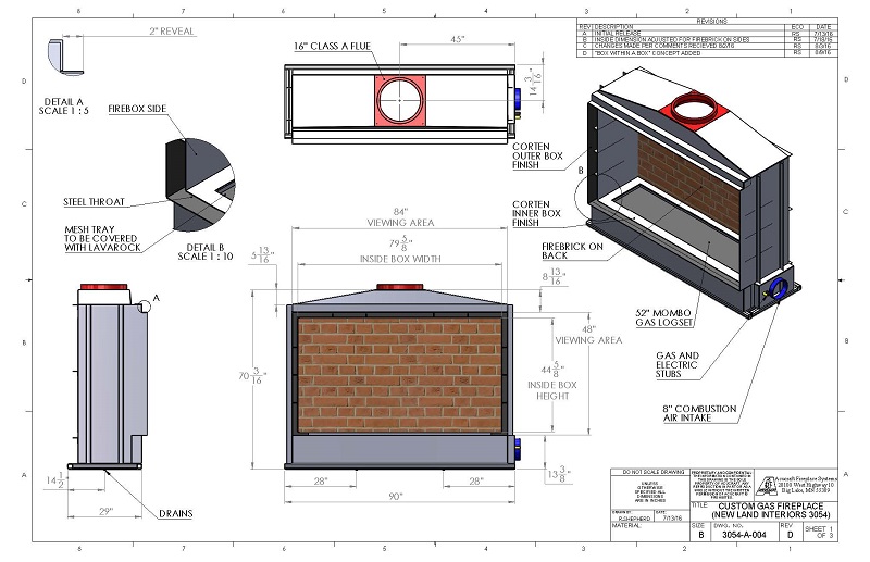 acucraft provided fireplace drawing