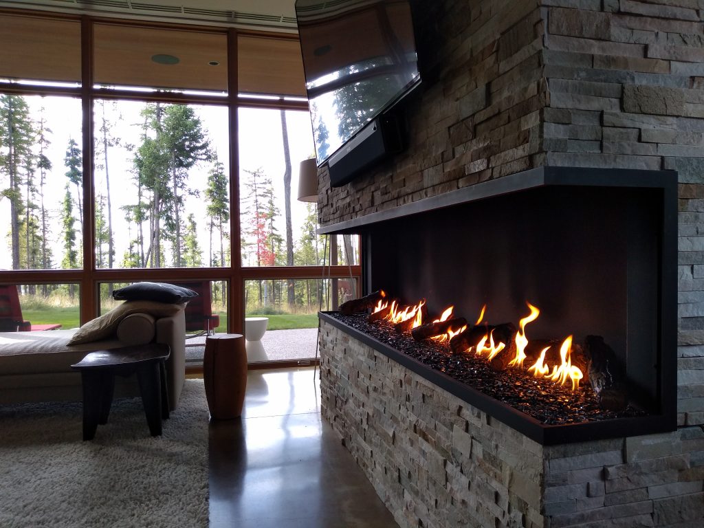 panoramic fireplace