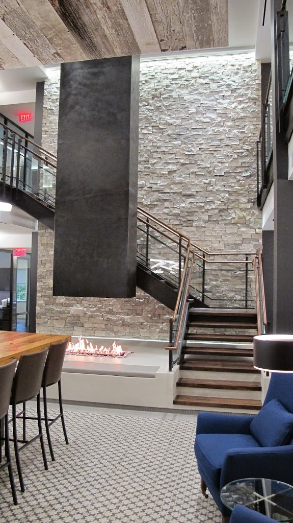 Custom Open Gas Fireplace with No Glass Custom Open Gas Fireplace with No Glass