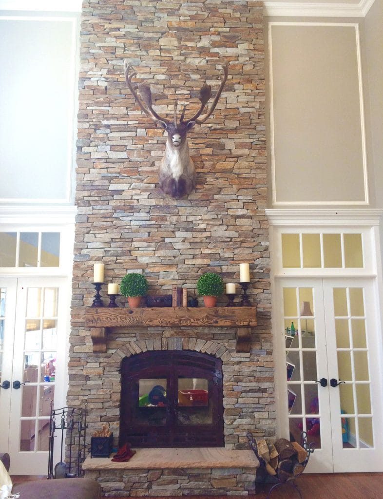 Double Sided Fireplace