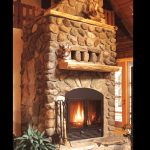 single sided wood fireplace masonry fireplace with stone surround