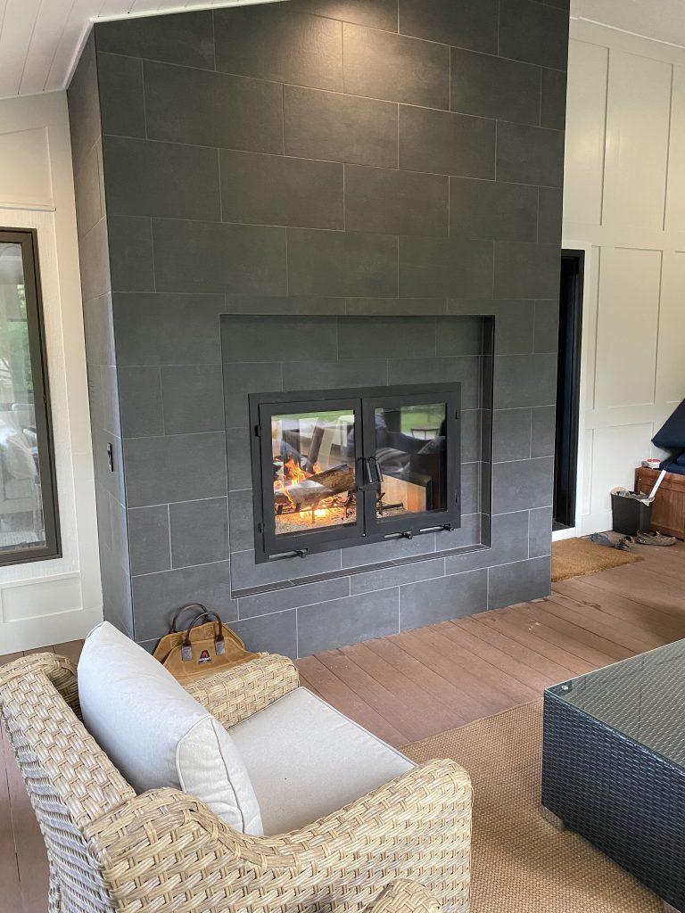 Indoor Outdoor Wood Burning Fireplaces | Acucraft Fireplaces