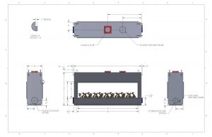 see through indoor outdoor gas fireplace
