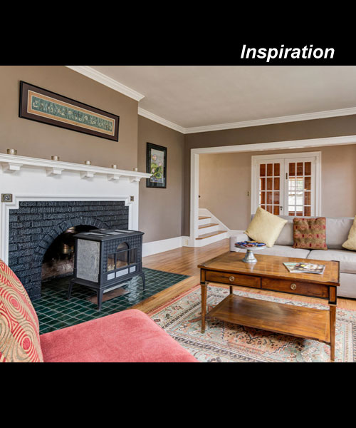 inspiration photo of a wood burning fireplace