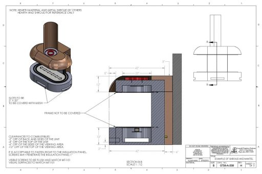 Acucraft Custom Oval Gas Fireplace Design JW Marriott (3)