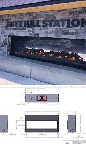 starbucksoutdoorgasfireplace custom see through outdoor gas fireplace starbucks