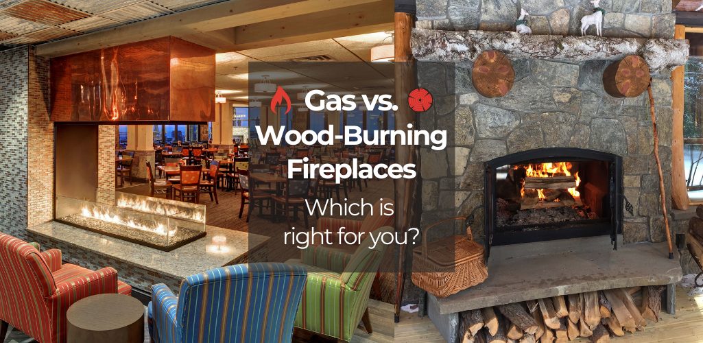 gas and wood fireplaces