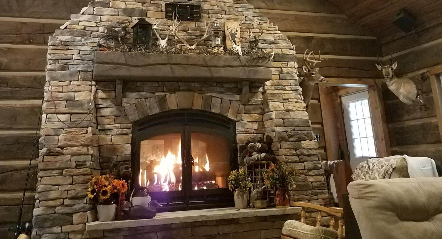 double sided fireplace ideas