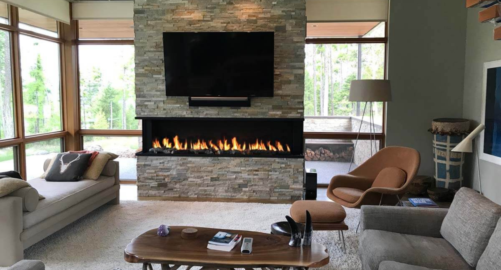 Open Gas Fireplaces Gas Fireplace Without Glass Acucraft Fireplaces