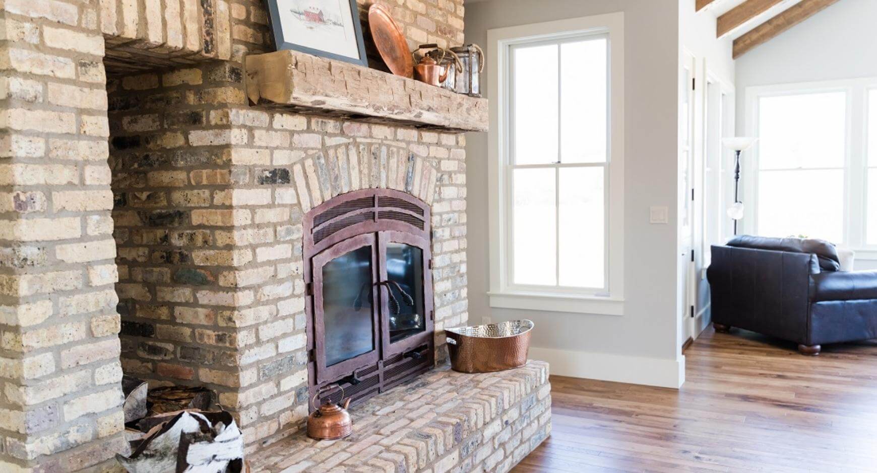 Stone Veneer Fireplace Surround