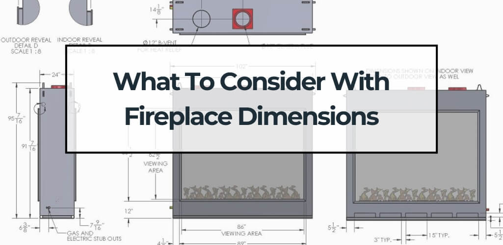 a blog cover with fireplace plans that details fireplace dimensions