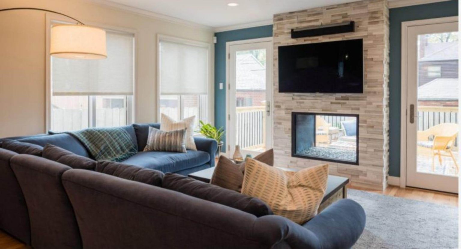 15 Inspirational Designs for a Living Room Fireplace