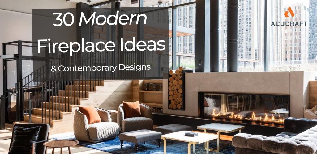 Acucraft modern fireplace ideas blog cover