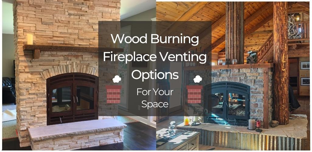 wood burning fireplaces with vents