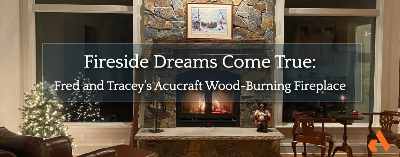 fireplace dreams come true with an acucraft hearthroom 36 inside outside wood burning fireplace