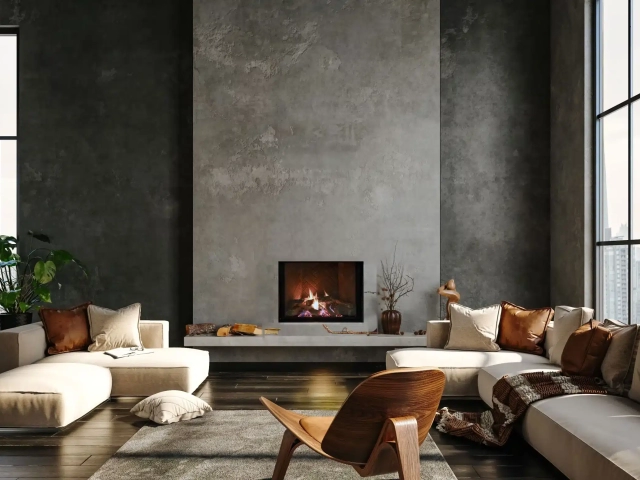 acucraft 32 inch clean face frameless direct vent gas fireplace with logs contemporary grray living room with classic frameless direct vent gas fireplace with gas logs