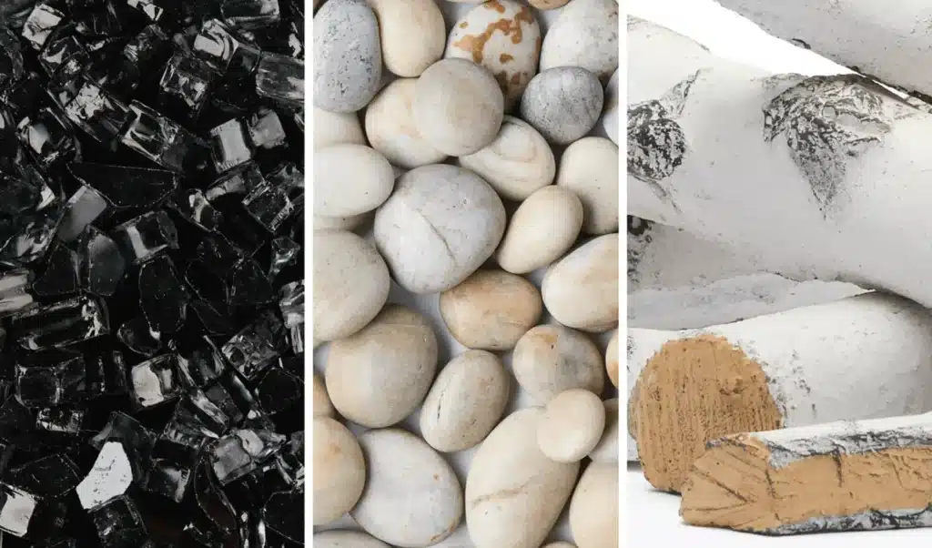 Vapor Fireplace media options