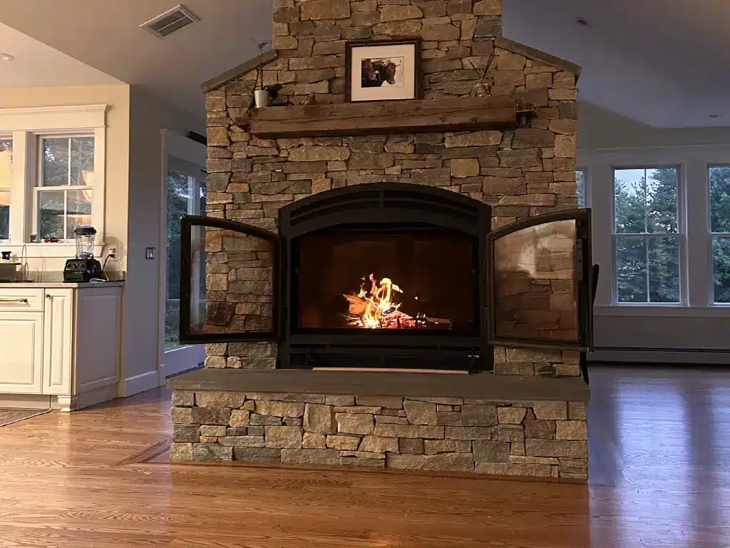 Acucraft-Hearthroom-44-See-Through-Wood-Burning-Fireplace-with-Matte-Black-Finish-Basket-Handles