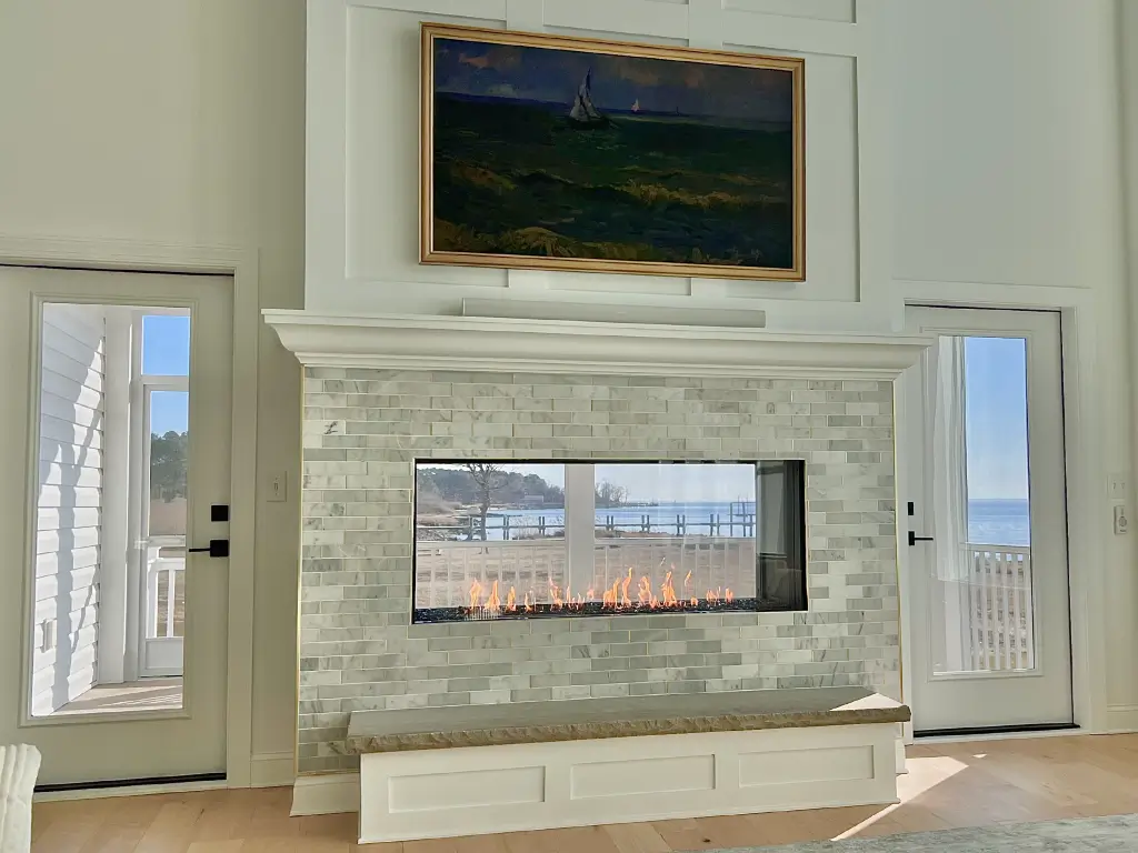 Blaze 5x24 Indoor Outdoor Gas Fireplace