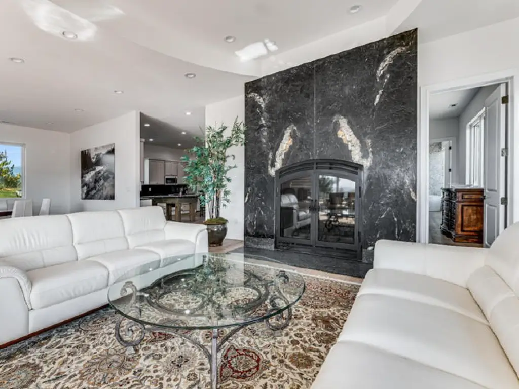 Hearthroom 48 See Through Wood Fireplace