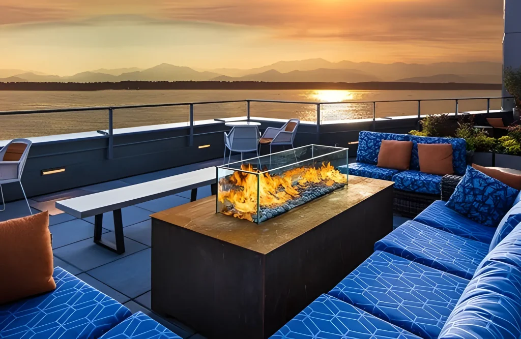 Outdoor Fireplace Design 5