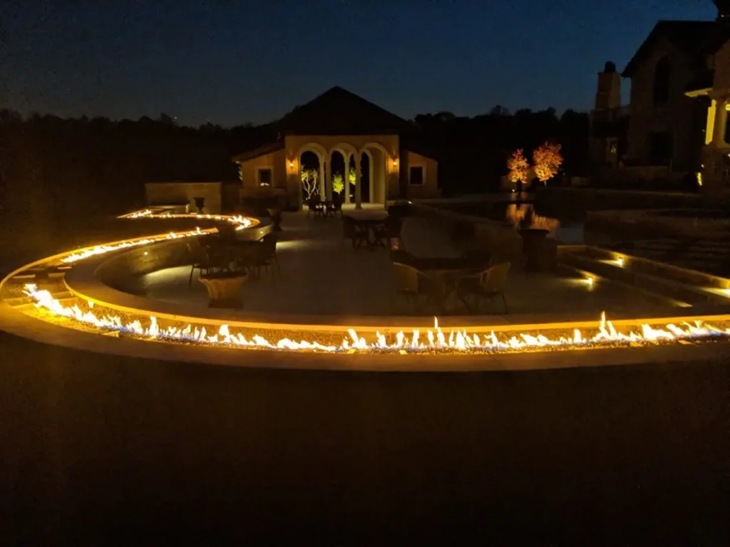 Outdoor Fireplace Design 7