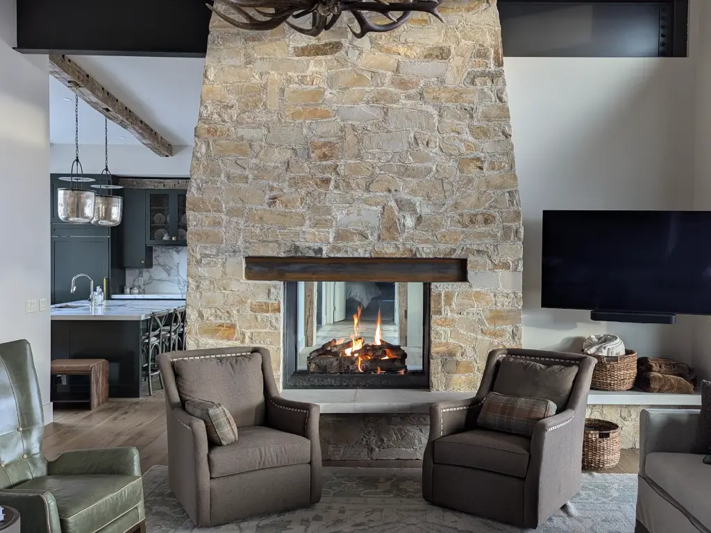 Timeless 48x36 See-Through Gas Fireplace 02