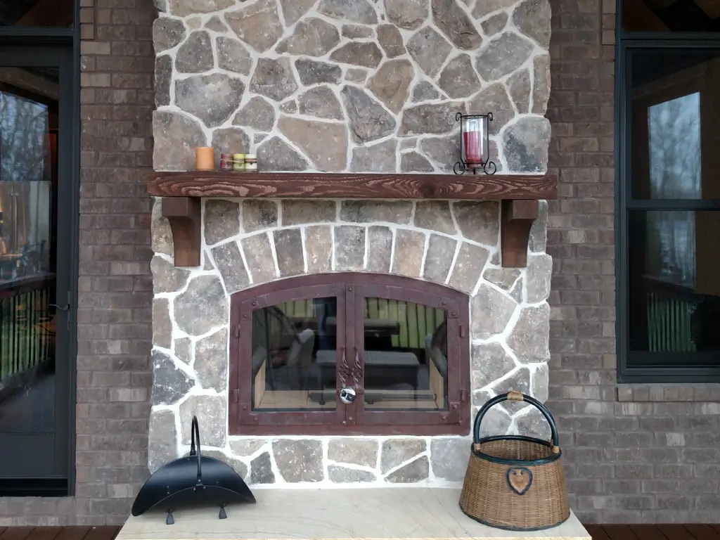 Hearthroom 36 Indoor Outdoor Wood Fireplace 04