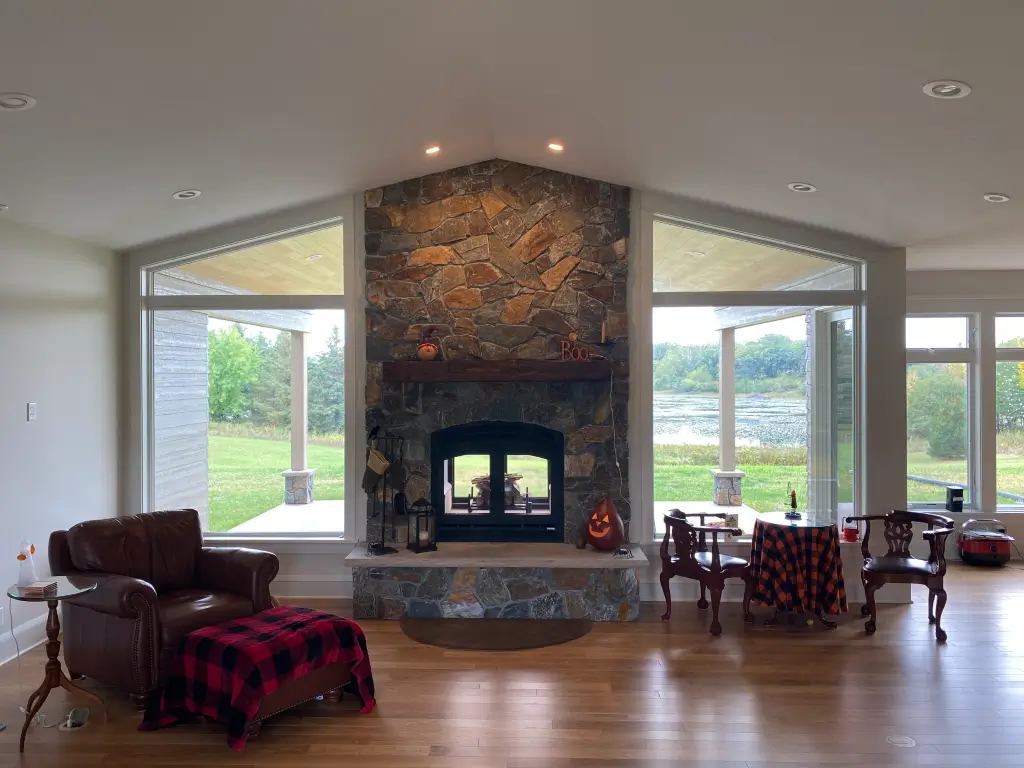 Hearthroom 36 Indoor Outdoor Wood Fireplace 06