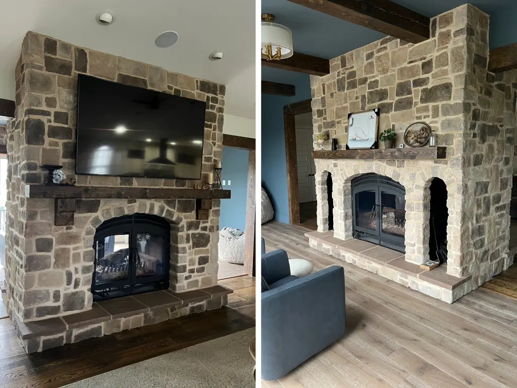 Hearthroom 44 See Through Wood Burning Fireplace05