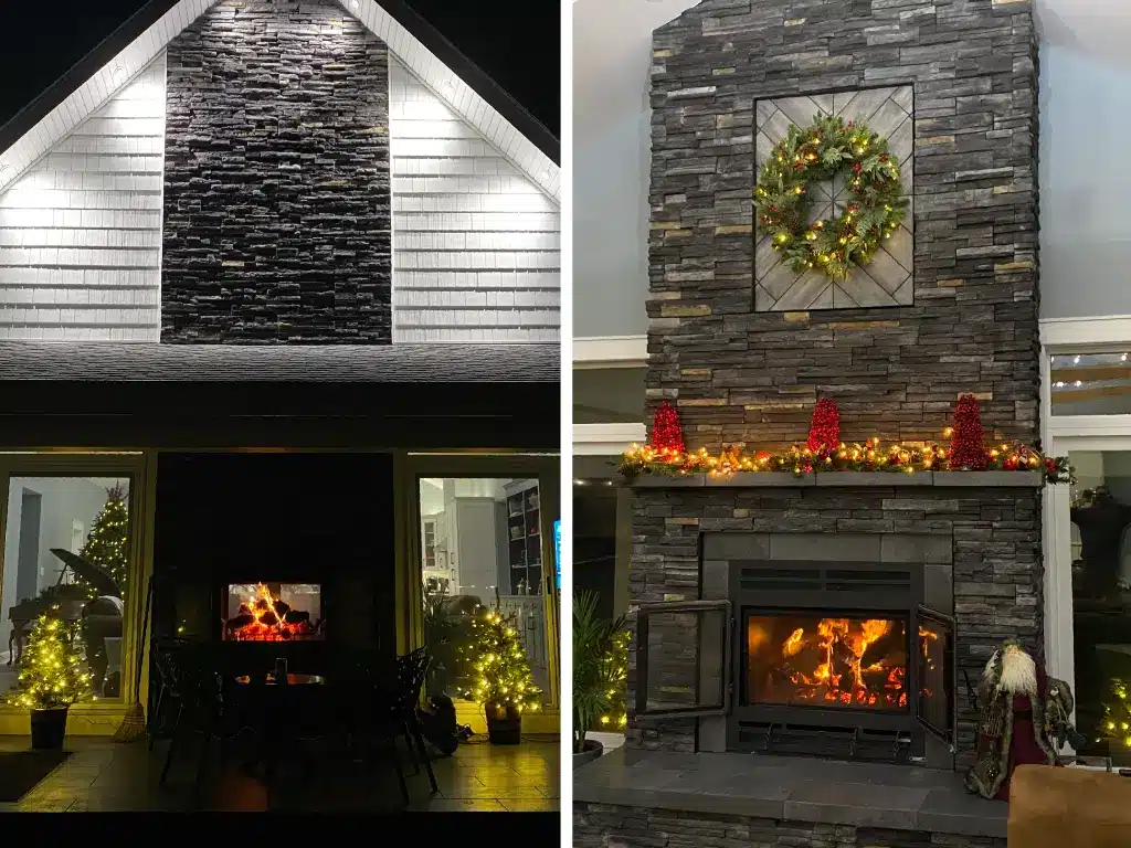 Hearthroom 36 Indoor Outdoor Wood Burning Fireplace 05