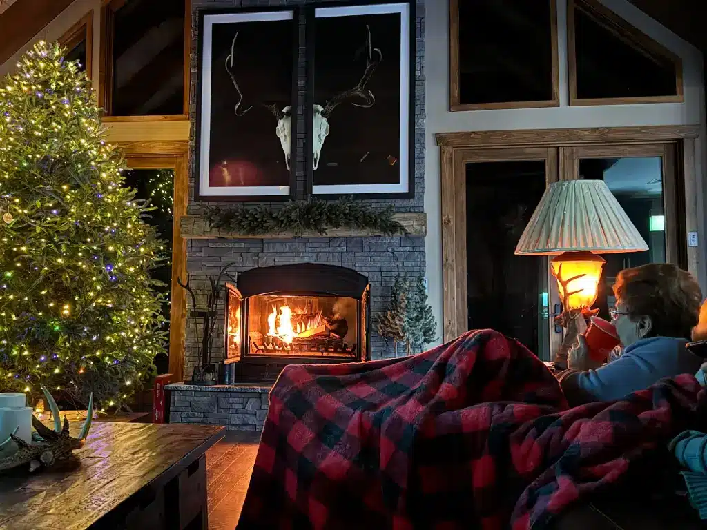 Hearthroom 36 Indoor Outdoor Wood Burning Fireplace 06