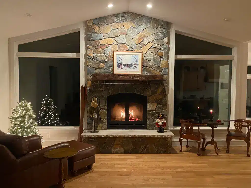 Hearthroom 36 Indoor Outdoor Wood Fireplace 03
