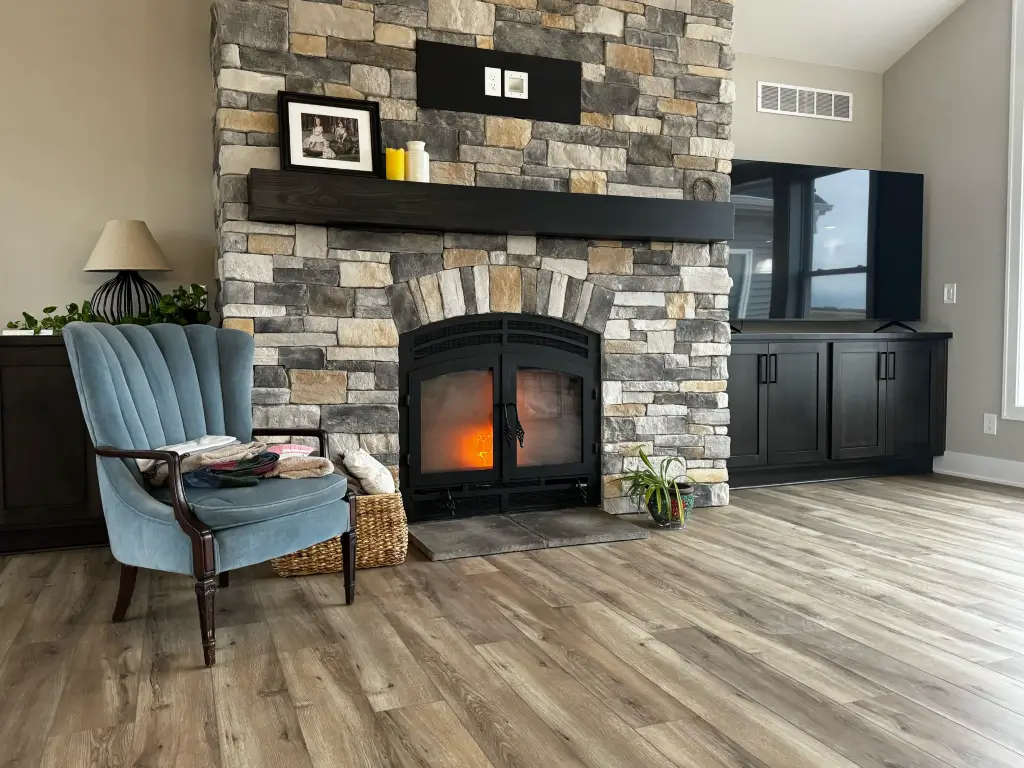 Acucraft Hearthroom 36 Single Sided Wood Burning Fireplace-02
