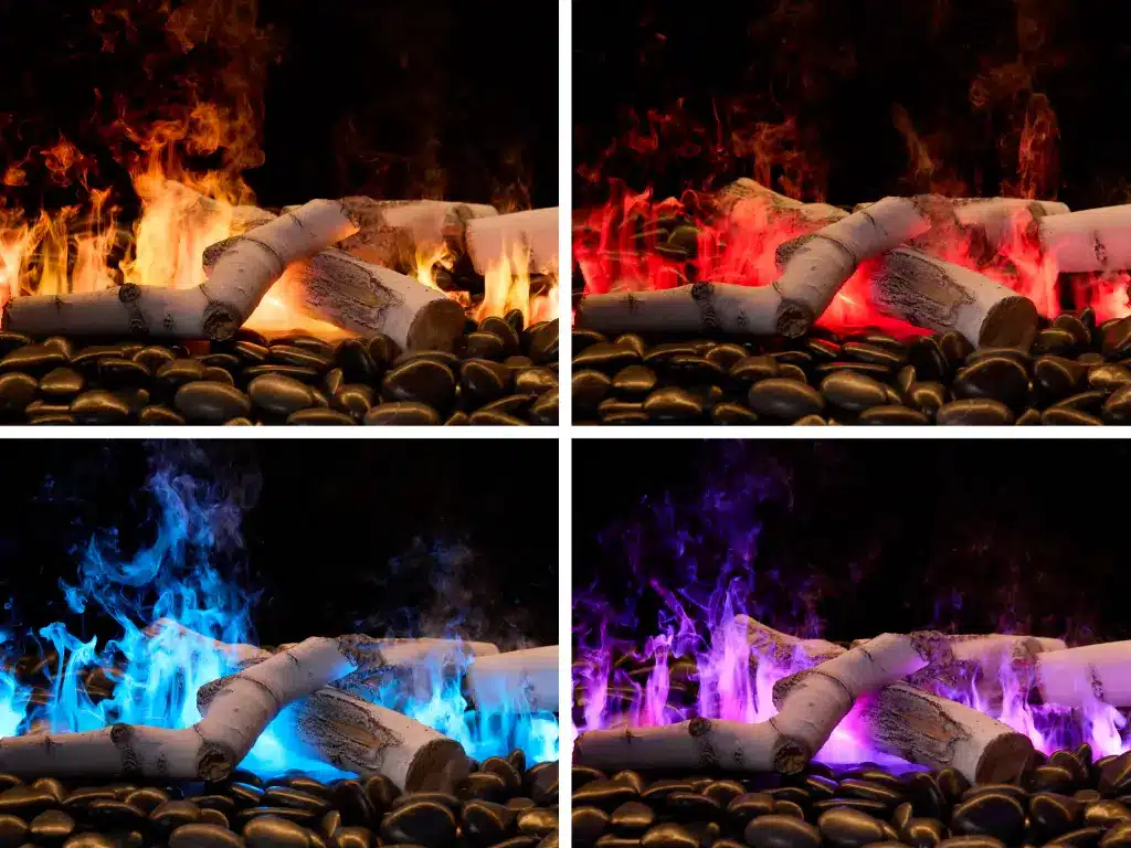 Acucraft Vapor Fireplace flame options 06