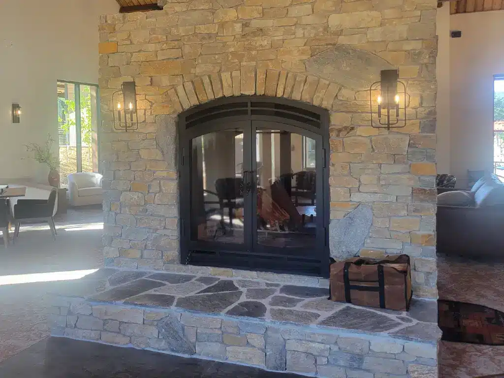 Acucraft Hearthroom 48 See-Through Wood FIreplace 07